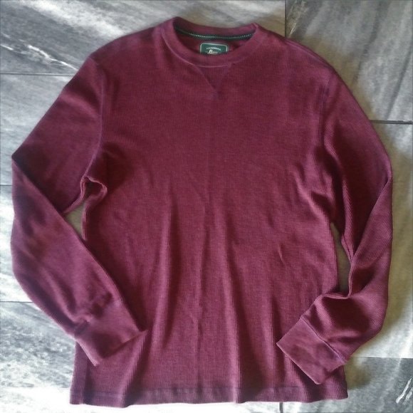 GH Bass Long Sleeve Waffle Knit Thermal Shirt M - Picture 1 of 7
